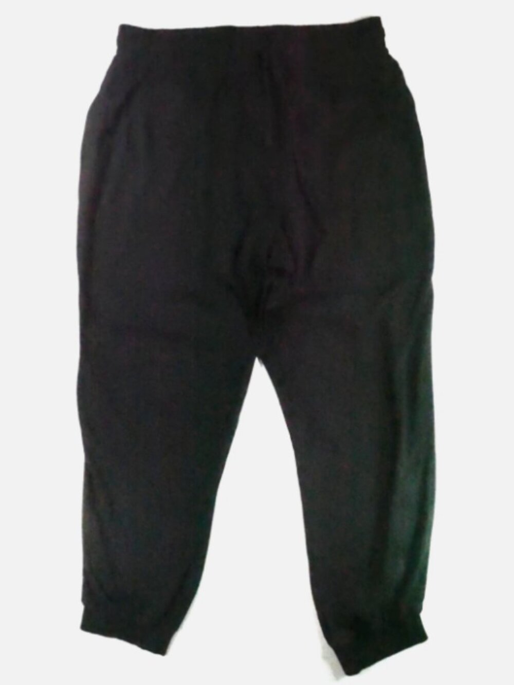 NEW Splendid Black Lightweight Jogger Pants Sz L Woven Casual Pockets Drawstring